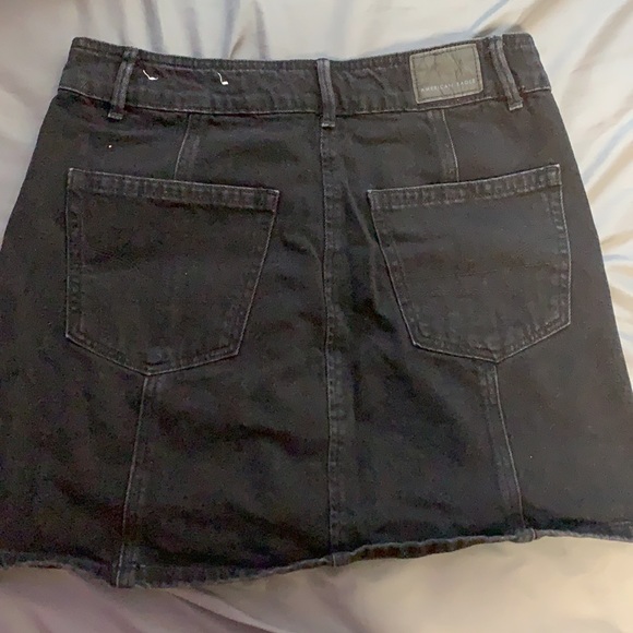 Black Denim Skirt - Size 4 - Picture 3 of 3
